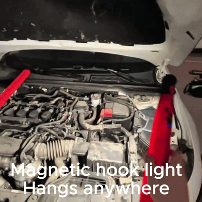 Hands-Free Magnetic LED Underhood Light – Waterproof Auto Repair & Camping Emergency Lamp with Phone Charging Port