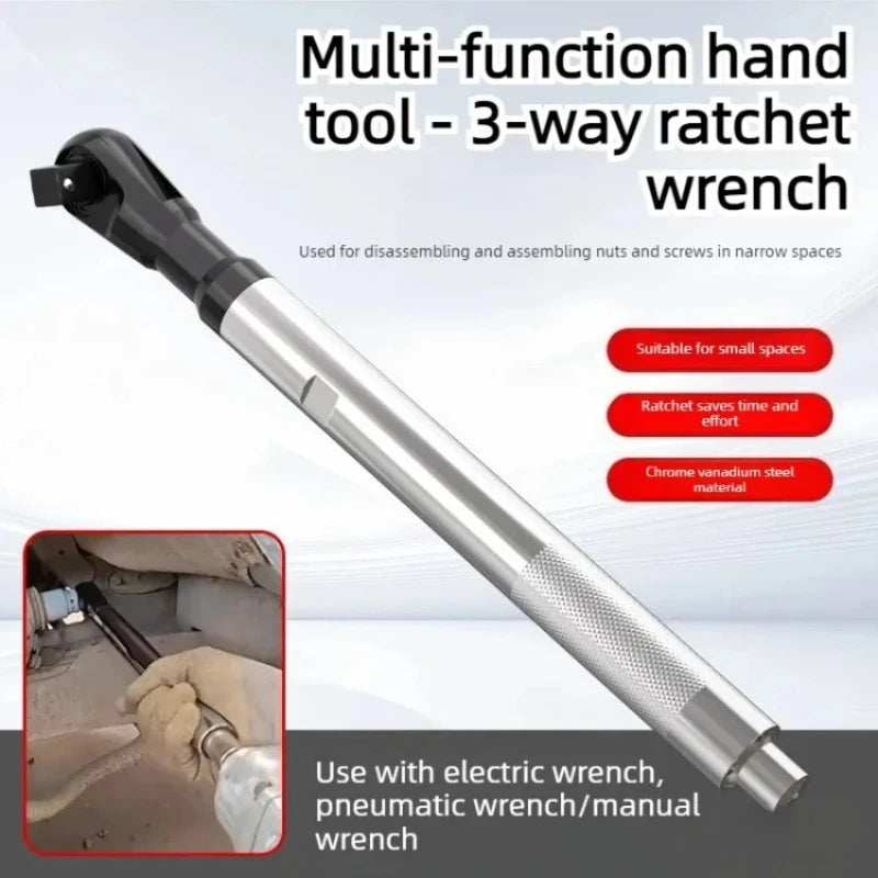 Universal Offset Extension Wrench 1/2" Drive - Impact Ready Reach Wrench for Tight Spaces