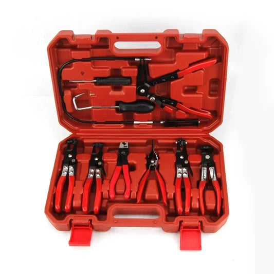9Pcs Master Automotive Hose Clamp & Electrical Disconnect Pliers Set
