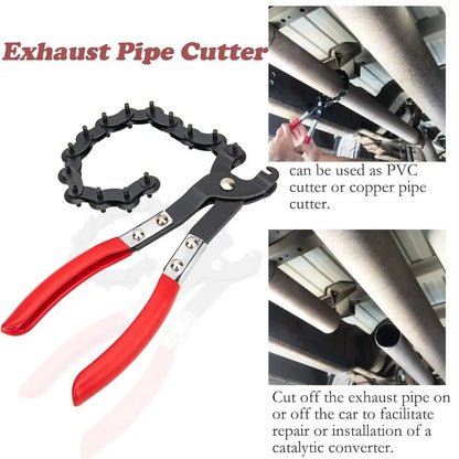 Heavy Duty Chain Pipe Cutter for Exhaust Systems (19–76mm)