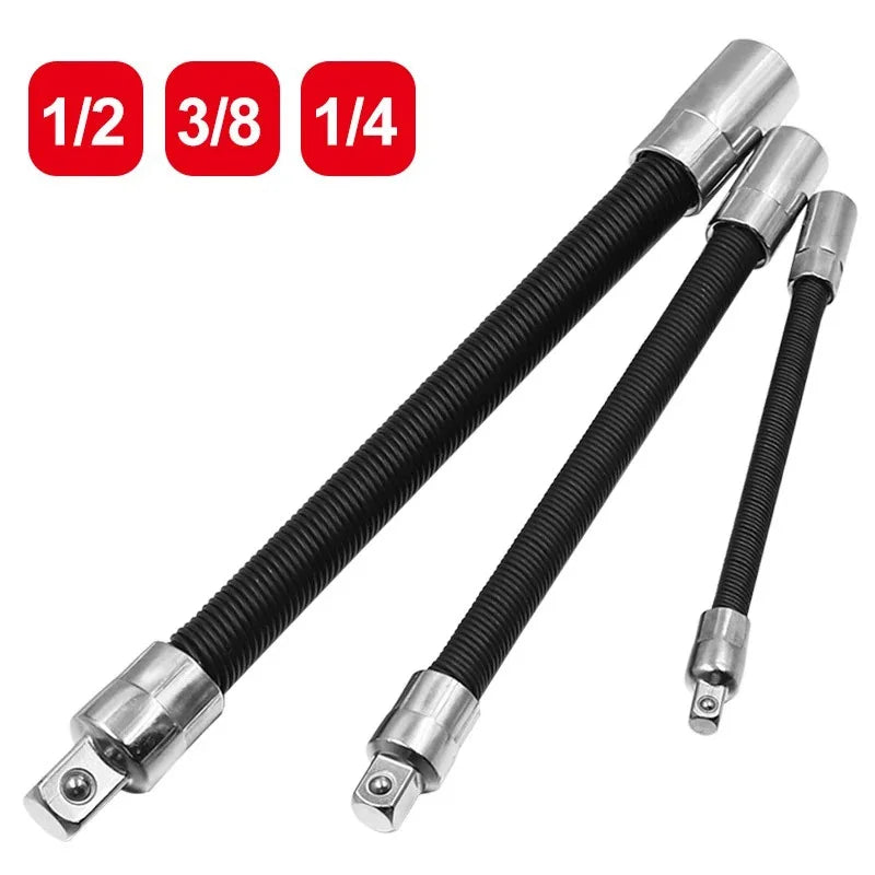 3Pcs Heavy-Duty Flexible Socket Extension Bar Set