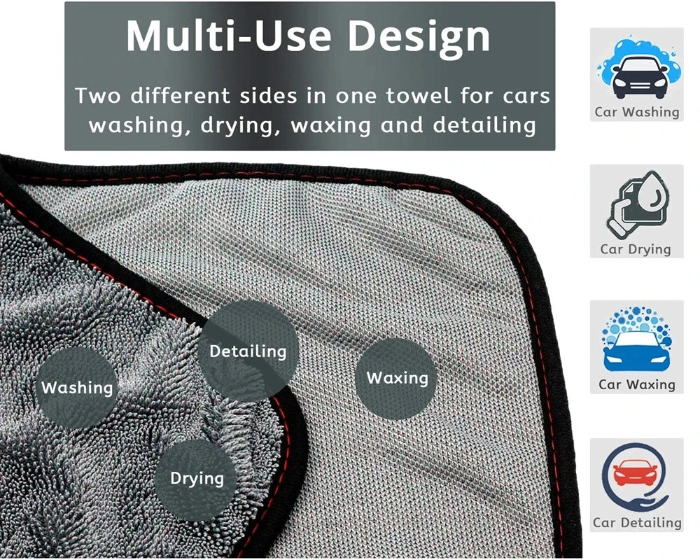 Ultra-Absorbent Microfiber Shop Towel (40x40cm)