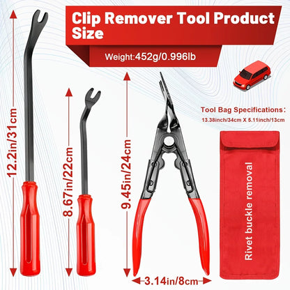 Professional Car Door Panel & Clip Removal Pliers