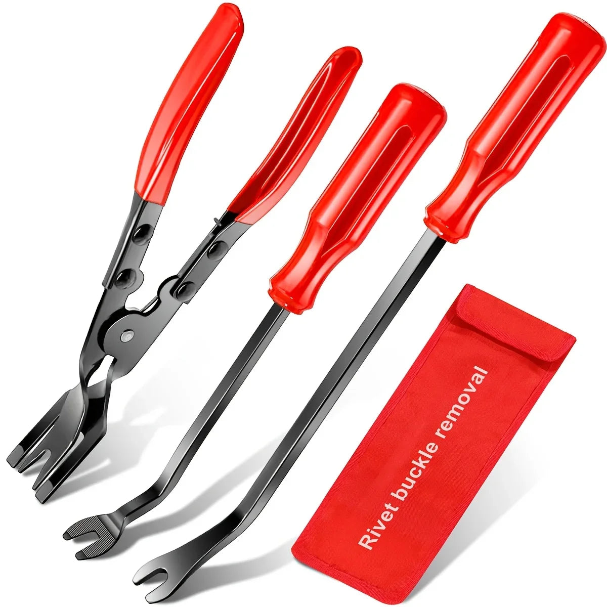 3 Pcs - Plier & Steel Crowbars