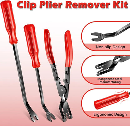 Professional Car Door Panel & Clip Removal Pliers